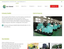 Tablet Screenshot of binshipower.com